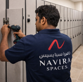 HPL locker installation - SS